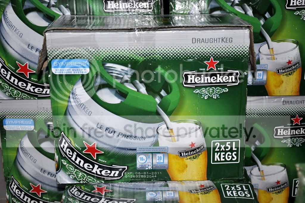 【淘呀淘藏】--喜力铁金刚啤酒5l*2桶装(荷兰原产进口)